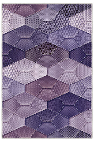 Homefesto Dekoratif Ince Modern Leke Tutmaz Yıkanabilir Kaydırmaz Mutfak Halısı