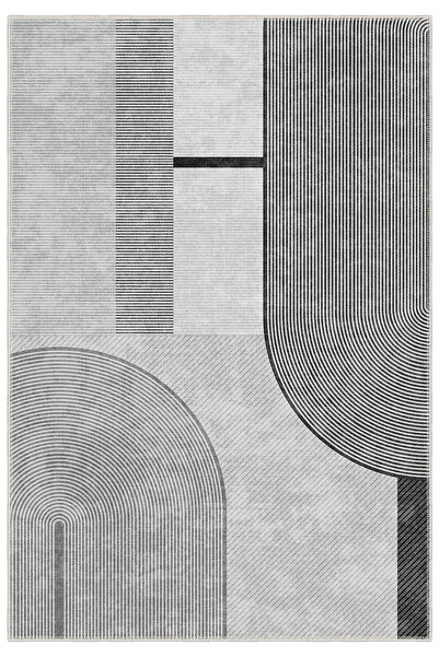 Homefesto Dekoratif Özel Tasarım Yıkanabilir,İnce, Kaymaz Tabanlı, Modern Hal...