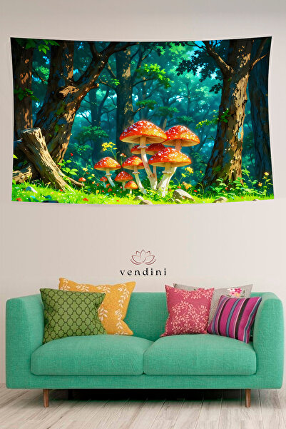 Vendini Good Quality Fabric Vibrant Colors Wall Cloth Wall Carpet Wall Tapestry