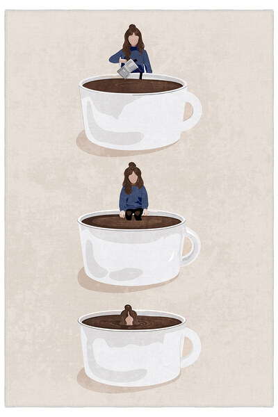 Homefesto Mutfak Halısı, Yıkanabilir Şönil, Kaymaz Dokuma Taban, Leke Tutmaz,...