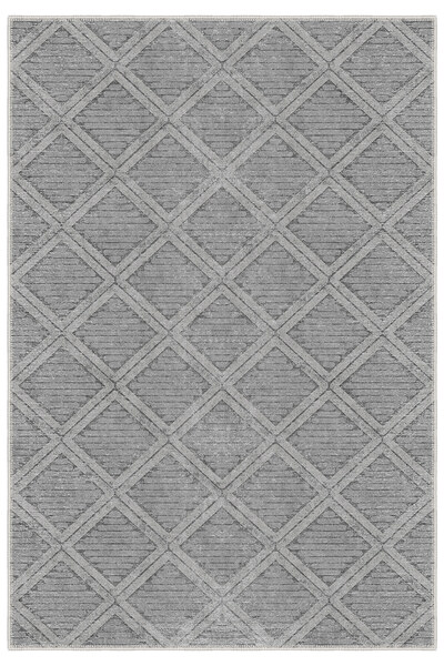 Homefesto Modern Dekoratif Yıkanabilir Kaymaz Taban Halı – İnce, Yumuşak Salo...