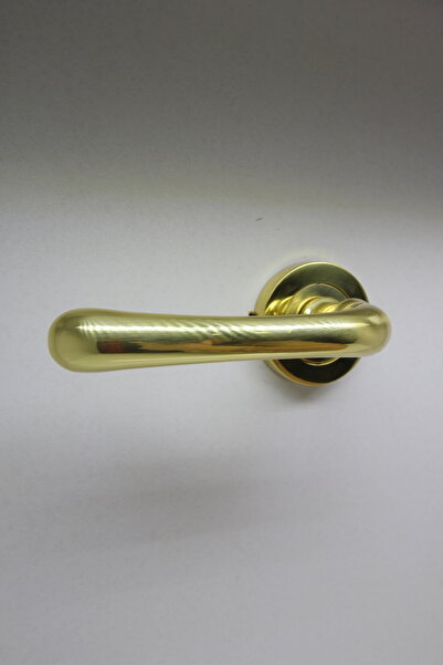 Selim Yapı Sarı Pirinç Çelik Kapı Kolu Gold 1.Kalite Uzun Ömürlü (Sol Yön)