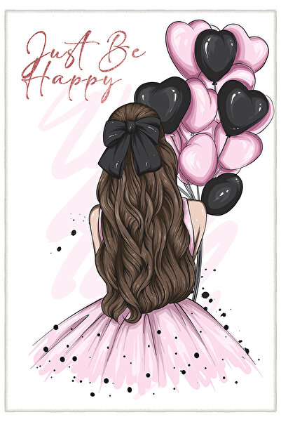 Homefesto Dekoratif Özel Tasarım Yıkanabilir,İnce, Kaymaz Tabanlı, Modern Çoc...