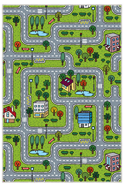 Homefesto Çocuk Odası Halısı, Makinada Yıkanabilir, Kaymaz Dokuma Taban, Şöni...