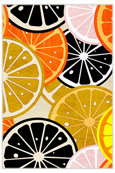 Homefesto Mutfak Halısı, Yıkanabilir Şönil, Kaymaz Dokuma Taban, Leke Tutmaz,...