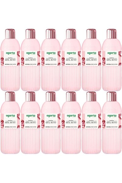 Agarta Doğal Gül Suyu 400ML (12 Li Set)
