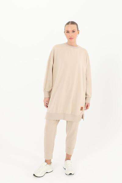 Soul Kadın Basic Tunic - 30644TUN - DARK BEIGE