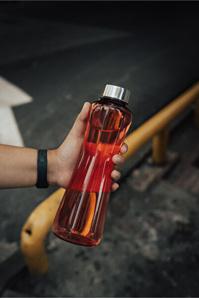 Qmatara قارورة زجاجية حمراء شفافة بريميوم 750 سي سي