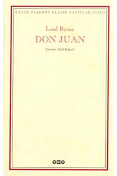 Yapı Kredi Yayınları Don Juan Ciltli