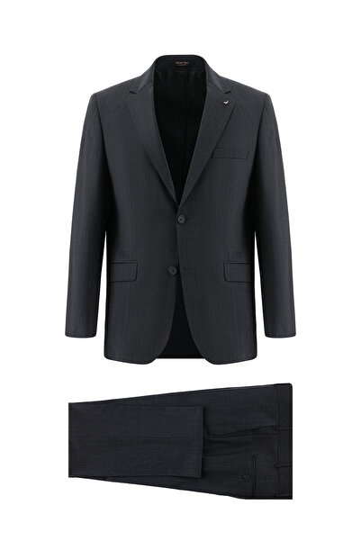 Abdullah Kiğılı Μάλλινο κοστούμι με κλασικό σχέδιο, χαλαρή εφαρμογή και άνετη...