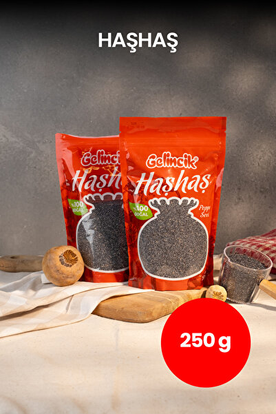 Gelincik Doğal Katkısız Mavi Haşhaş Tohumu 250 gr