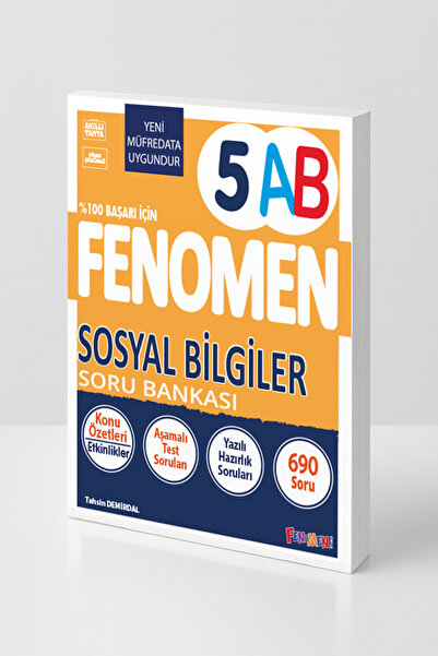 Fenomen Yayıncılık 5.SINIF SOSYAL BİLİMLER AB SORU BANKASI (GÜNCEL)