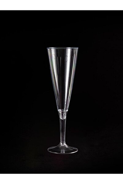 Genel Markalar Plastik Şampanya Kadehi 10 Adet Kutulu Şeffaf