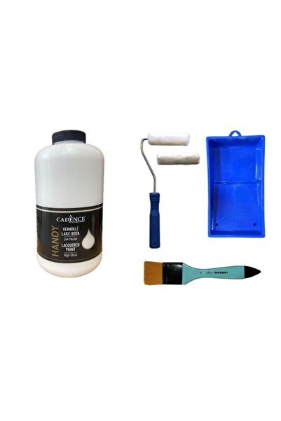 Cadence Boya 2 LİTRE HANDY LAKE-01 BEYAZ(KENDİNDEN VERNİKLİ)SET
