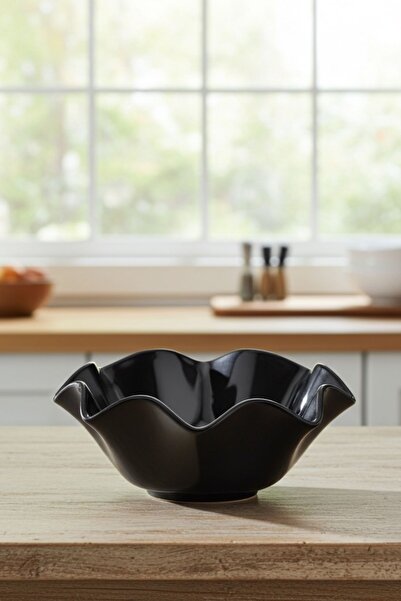Külsan 10235.BL - Siyah Kase 20 cm, Thermoset Melamin