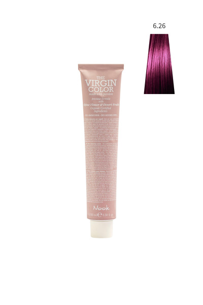 Nook Virgin Color Profesyonel Saç Boyası 100ml-Koyu Kumral Viyole/Canlı Fuşya...