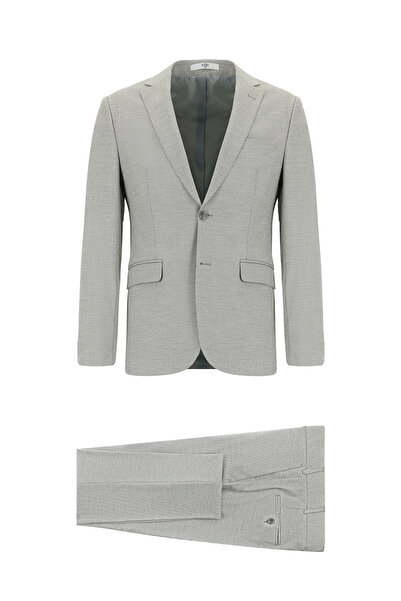 Kiğılı 7 Drop Super Slim Fit Extra Slim Fit Patterned Classic Suit