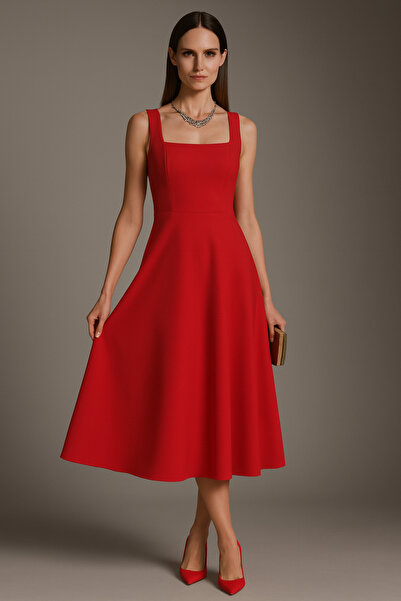 elbisenvarmı Athlete Collar Midi Dress