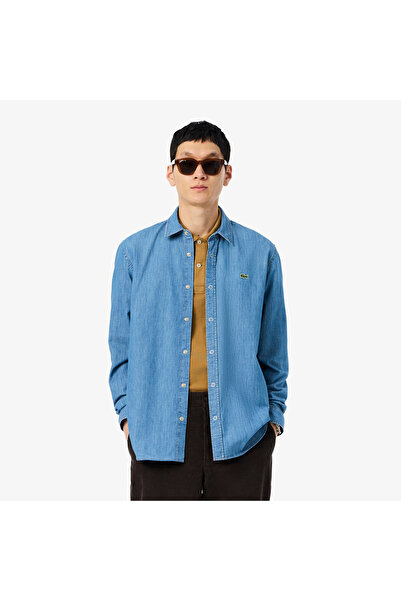 Lacoste Regular Fit Lightweight Denim Shirt - CH9084-00-MKU