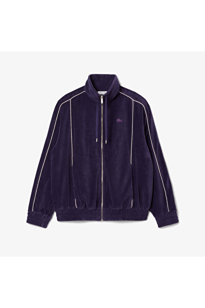 Lacoste Oversized Zipped Velour Sweatshirt - SF5280-00-ZSV