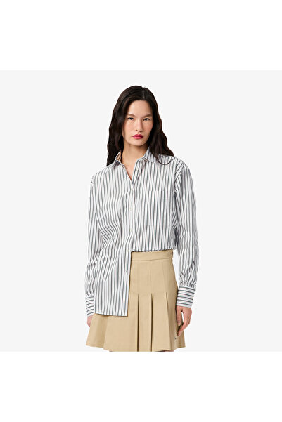 Lacoste Oversized Cotton Poplin Shirt - CF0215-00-8I4