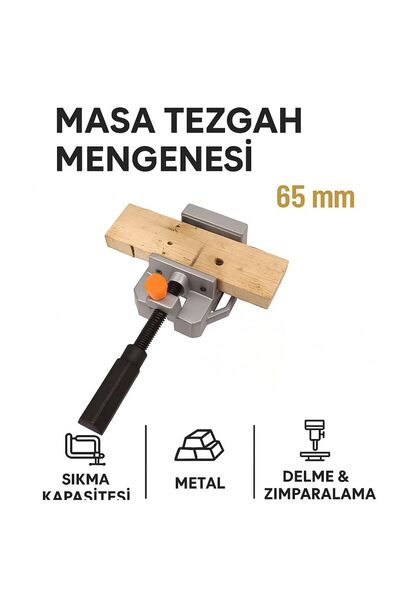 SENBANG Kalıpcı Delme Zımparalama İçin Düz Çeneli Masa Tezgah Matkap Mengenesi