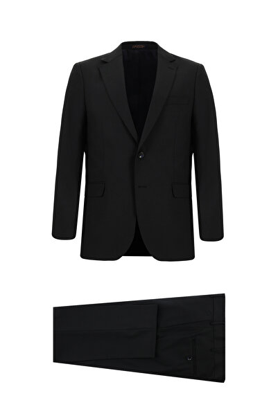 Abdullah Kiğılı Regular Fit Yünlü Klasik Takım Elbise