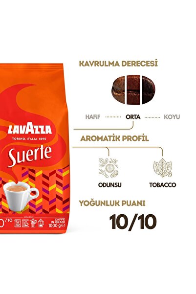 LavAzza Suerte Çekirdek Kahve 1 Kg
