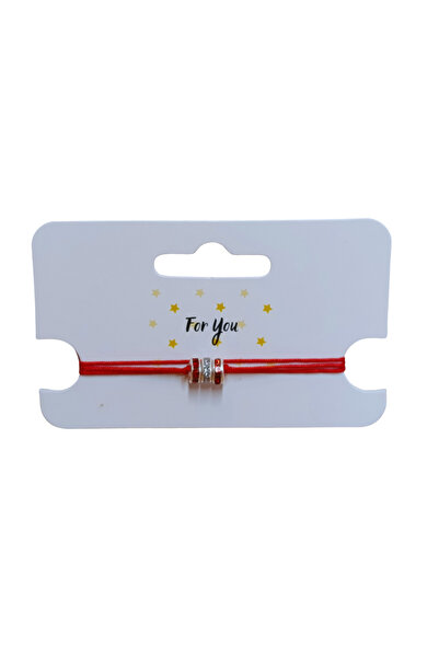 Ayluf Kırmızı İpli Ayarlanabilir Şans Bilekliği