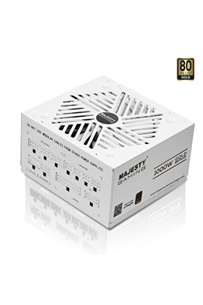 majesty مزود طاقة ماجيستي 1000 واط (80+ GOLD) معياري. ATX 3.1/PCIe 5.1. يدعم RTX 50، مكثفات يابانية.
