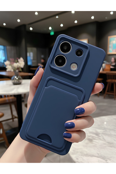 TechTrove Xiaomi Redmi Note 13 Pro 5G Kılıf Kart ve Resim Bölmeli Soft Renkli...