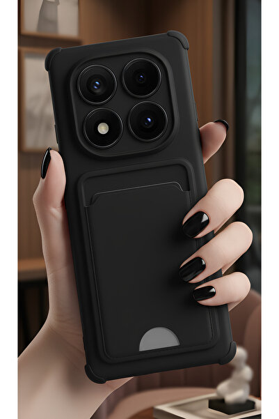 TechTrove Xiaomi Redmi Note 14 Pro 4G Kılıf Kart ve Resim Bölmeli Soft Renkli...