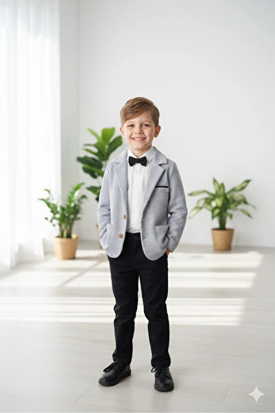 Bontino Δώρο για αγόρια: Χριστουγεννιάτικο σετ 3 τεμαχίων με καπέλο, μπουφάν,...