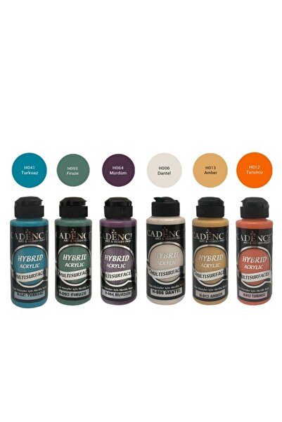 Cadence Hybrid Akrilik Boya Seti 120 Ml 6 Lı Sıcak Soğuk Renkler