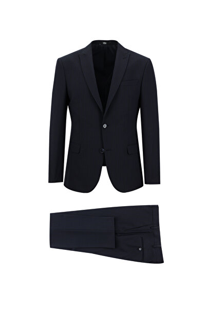Kiğılı 7 Drop Super slim fit Costum cu croială dungi extra înguste