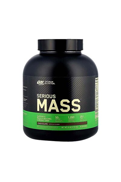 ON Optimum Nutrition مسحوق سيرياس ماس عالي البروتين والسعرات الحرارية - ٦ أرطال (بنكهة الشوكولاتة)