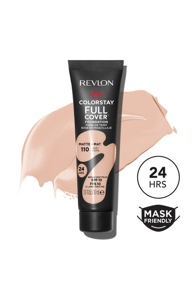 Revlon ColorStay Full Cover 24HR Foundation, 110 Ivory