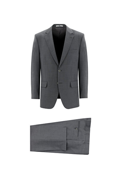 Abdullah Kiğılı 7 Drop slim fit Dar croială Costum de lână