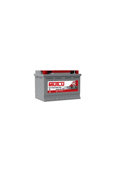 Mutlu 72 AH AKÜ Akü 12v 72 Amper 640 A En Üretim 2024 Q4 Depozito Iadesiz