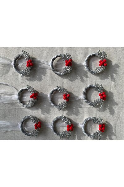 Yeni Yıl Hediye Paketi Süsü Set 9 Parça