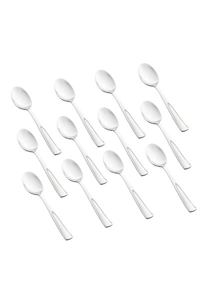 HIC طقم ملاعق طعام ستيل غير قابل للصدأ 12 قطعة
