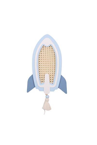 Linvia Kids Roket - Çocuk Ahşap LED Gece Lambası