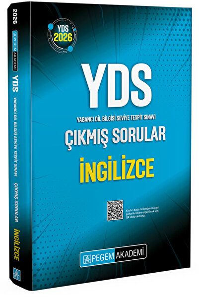Pegem Akademi Yayıncılık 2026 YDS İngilizce Çıkmış Sorular