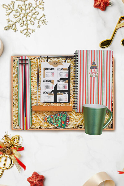 TrendHediye Yılbaşı Hediye Seti & Latte Kupası, 2026 Takvimi, Tütsü Seti, Def...