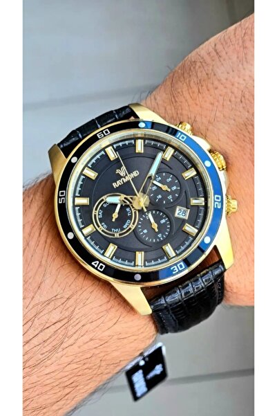Raymond Men's Watch Rym-1150-Gold-Black