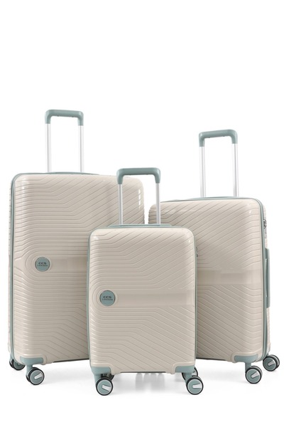 ÇÇS 5239 UNİSEX BÜYÜK, ORTA ve KABİN BOY 3'LÜ VALİZ SET