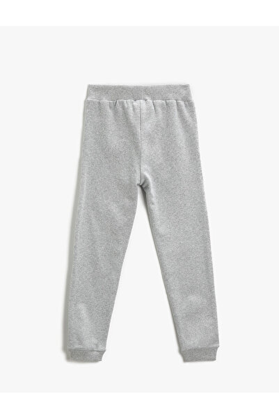 Koton Φούτερ Jogger με στάμπα με ζώνη μέσης