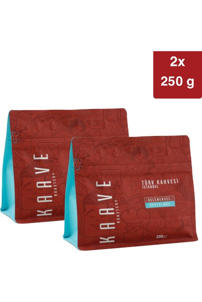 Kaave Roastery Türk Kahvesi İstanbul 250 G*2'li Tanışma Paketi