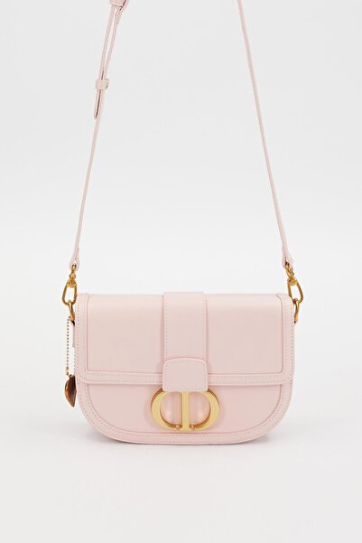 Levidor حقيبة كتف بتفاصيل أساسية باللون الوردي