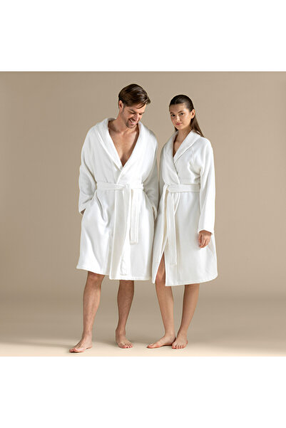 Chakra Μπουρνούζι Unisex Frances Λευκό